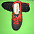  rojo de alta calidad de fútbol zapatos zapatillas de lona, tamaño euro 33-44 (mei025)