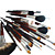  26 St. natürlichen Rosshaar professionelles Kosmetik Pinsel Set (2690322w)