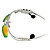  2 Go de lunettes de soleil de revêtement lecteur mp3 avec lentille jaune (sm-05-4)