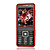  KENXINDA X1000 Dual Card Quad Band Dual Camera TV Function Ultra-thin Flat Touch Screen Cell Phone Black&Red