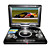  9-pouces lecteur DVD portable avec fonction tv, port usb, 3-en-1 lecteur de cartes et jeux (smq2448)