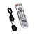  Sin necesidad de driver universal USB Mando a distancia IR medios de comunicación para PC (2 * aaa)