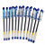  fina pluma de gel de tecnología 12-pack (tinta azul oscuro)