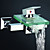  Waterfall Tub Faucet with Glass Spout (Wall Mount)