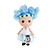  Cute Doll Clock Keychains (Assorted 2-Pack)