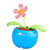  solaire plante à feuilles mobiles fleur rabat