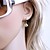  Beautiful 18K Gold Plated CZ Cubic Zirconia Earrings (0292-EYX2-0035)