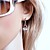  Beautiful 18K Gold Plated CZ Cubic Zirconia Earrings (0292-91120-22)