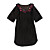  RUNWAY Elbow-sleeves Round Neckline Doll Skirts Women's Dresses(1802BA003-0741)