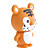  4gb tigre de style lecteur flash USB (orange)