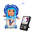  2.5 Inch TFT LCD 2.4GHz Wireless DVR Baby Monitor Kit with Wireless Cartoon Camera/Hidden Camera/Supporting HDD Recording (SFA88)
