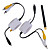  2.4G Wireless 4-CH 100mW chambre double chambre à l'audio / vidéo expéditeur (sfa232)