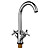  Chrome Finish Solid Brass Bathroom Sink Faucet (Tall)