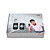  ls09 bande double carte double avec écran tactile FM Bluetooth mobile flip noir (2 Go Carte TF) (sz00720719)