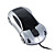  auto sportive del mouse ottico con cavo usb stile (argento)