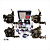  Professional Tattoo Machine Kit Completed Set With 4 Tattoo Gun Mahcines