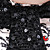  100% seta fumetto stampato maniche paillettes breve giro vestiti da donne scollatura's (1802bc104-0736)