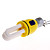  Mini LED lampe de poche porte-clés (3-pièces couleurs assorties)