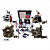  kit profesional de la máquina del tatuaje conjunto completo con 4 mahcines tatuaje (035903.01c024)
