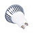  GU10 3 x 1W LED lampe cap 220V