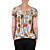  elastische kurzen Ärmeln runden Halsausschnitt T-Shirts bedruckt / Women's T-Shirts (8502bd011-0736)