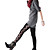  Side Perspective Lace Design Legging / Women's Leggings (FF-8205BD111-0857)