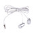  triangolo stile auricolari in-ear (argento)