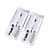  5-en-1 de doble muelle de carga / soporte / estación de + dos paquetes de baterías recargables (1800mAh) para Wii / Wii U remoto