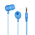  Five-star Printed In-Ear Earphone (Blue)