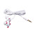  Cute Bear Stereo Earphones (White)