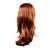  Hand Tied Style Lace Front Long High Quality Synthetic Natural Look Golden Brown Straight Hair Wig