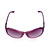  dames de mode "UV des lunettes de soleil de protection en résine de lentilles