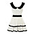  Navy Style Sleeveless Round Neckline Dress / Women's Dresses (FF-1802BF032-0853)