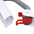  pistola pistola deportiva para wii (blanco)