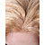  hånd bundet stil blonde foran lang høj kvalitet syntetisk naturligt udseende lys blond glat hår paryk