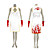  Cosplay Costume Inspired by Ikki Tousen Sonsaku Hakufu (cheong-sam)