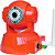  6 cores opcionais sem fio mpeg4 pan-tilt câmera do IP da internet / webcam com iluminação auto-IR-LED (xhs001)