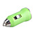  700mA sigaretta auto adattatore USB alimentata / caricatore (12V/24V DC)-verde