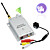  1.2ghz micro pinhole wireless a / v com câmera pal receptor set (xh-06)