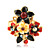  Blume authentischen julieprs exquisite ring-verstellbar