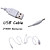  mini elektrische vibrerende body massager (willekeurige kleur, usb/3xaaa)