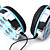  stijlvolle schedel patroon koptelefoon (blauw)