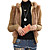  manches poils de lapin long avant vêtements pull à glissière / fourrure des femmes et en cuir (ff-e-bk0736010)