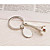  "Destination Wedding" Eiffel Tower Keyring in Velvet Gift Bag