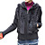  manches poils de lapin long avant vêtements pull à glissière / fourrure des femmes et en cuir (ff-e-bk0736010)