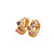  Beautiful 18K Gold Plated CZ Cubic Zirconia Earrings (0801-01103-07)