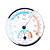  Indoor-Wand Hygrometer Thermometer mit nassen Luftfeuchtigkeit