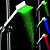  Color Changing LED Hand Shower - Chrome Finish
