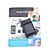  Portable Solar Powered Keychain External Rechargeable Battery Pack for iPhone 4/3GS/3G (Black)