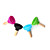  Plunger Stand for iPhone/iTouch (4 Pack, Assorted Colors)